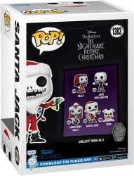 Pop Disney The Nightmare Before Christmas 30th - Santa Jack Glows İn The Dark - Thumbnail