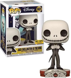 FUNKO POP FIGURE THE NIGHTMARE BEFORE CHRISTMAS JACK SKELLINGTON AS THE KING SPECIAL EDITION