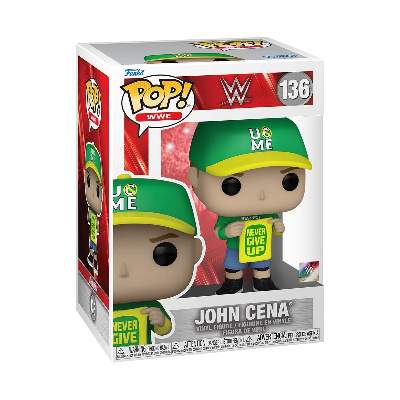 Pop WWE John Cena Never Give Up Figür - Thumbnail