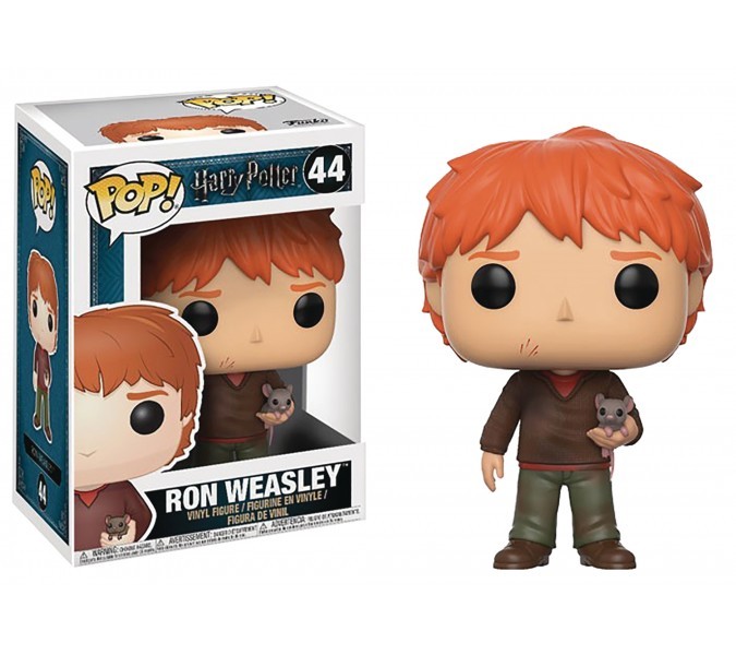 FUNKO POP HARRY POTTER RON WEASLEY WITH SCABBERS