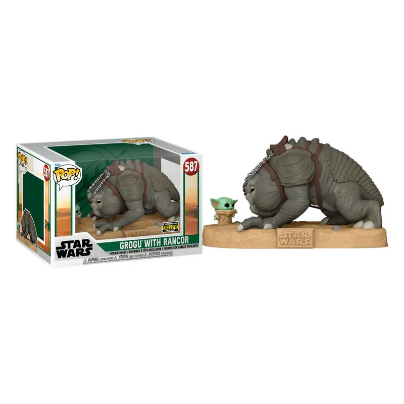 FUNKO POP JUMBO BOOK OF BOBA FETT RANCOR WITH GROGU