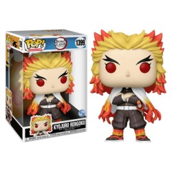 Funko - Pop Jumbo: Demon Slayer Kimetsu No Yaiba Kyojuro Rengoku No:1399