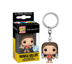 FUNKO POP KEYCHAIN FRIENDS MONICA WITH BRAIDS - Thumbnail