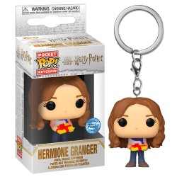 FUNKO POP KEYCHAIN HARRY POTTER HOLIDAY HERMIONE OZEL SERI