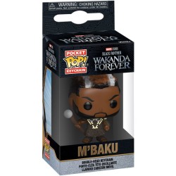 FUNKO POP KEYCHAIN MARVEL BLACK PANTHER WAKANDA FOREVER MBAKU