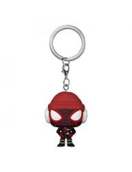 Funko - Pocket Pop Marvel Gameverse: Spider Man Miles Morales Winter Sult Anahtarlık