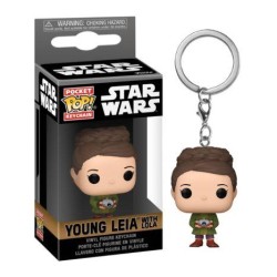 Funko - FUNKO POP KEYCHAIN STAR WARS OBI WAN KENOBI YOUNG LEIA ORGANA