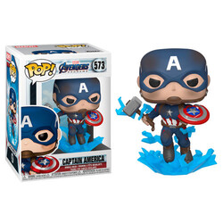 Funko - Funko Pop Marvel Avengers Endgame Captain America with Broken Shield