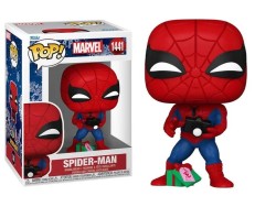 Funko - Funko Pop Marvel Holiday Spiderman With Open Gift No 1441