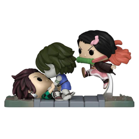 FUNKO POP MOMENT DEMON SLAYER TANJIRO AND NEZUKO VS TEMPLE DEMON - Thumbnail