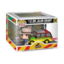 FUNKO POP MOMENT JURASSIC PARK 30TH ANNIVERSARY TREX BREAKOUT DOCTOR ALLEN GRANT