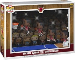Funko Pop Moments Deluxe Michael Jordan 1987 Slam Dunk Contest - Thumbnail