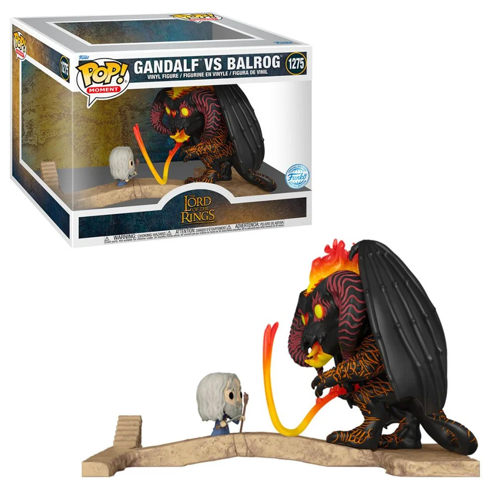 FUNKO POP MOMENTS LORD OF THE RINGS GANDALF VS BALROG