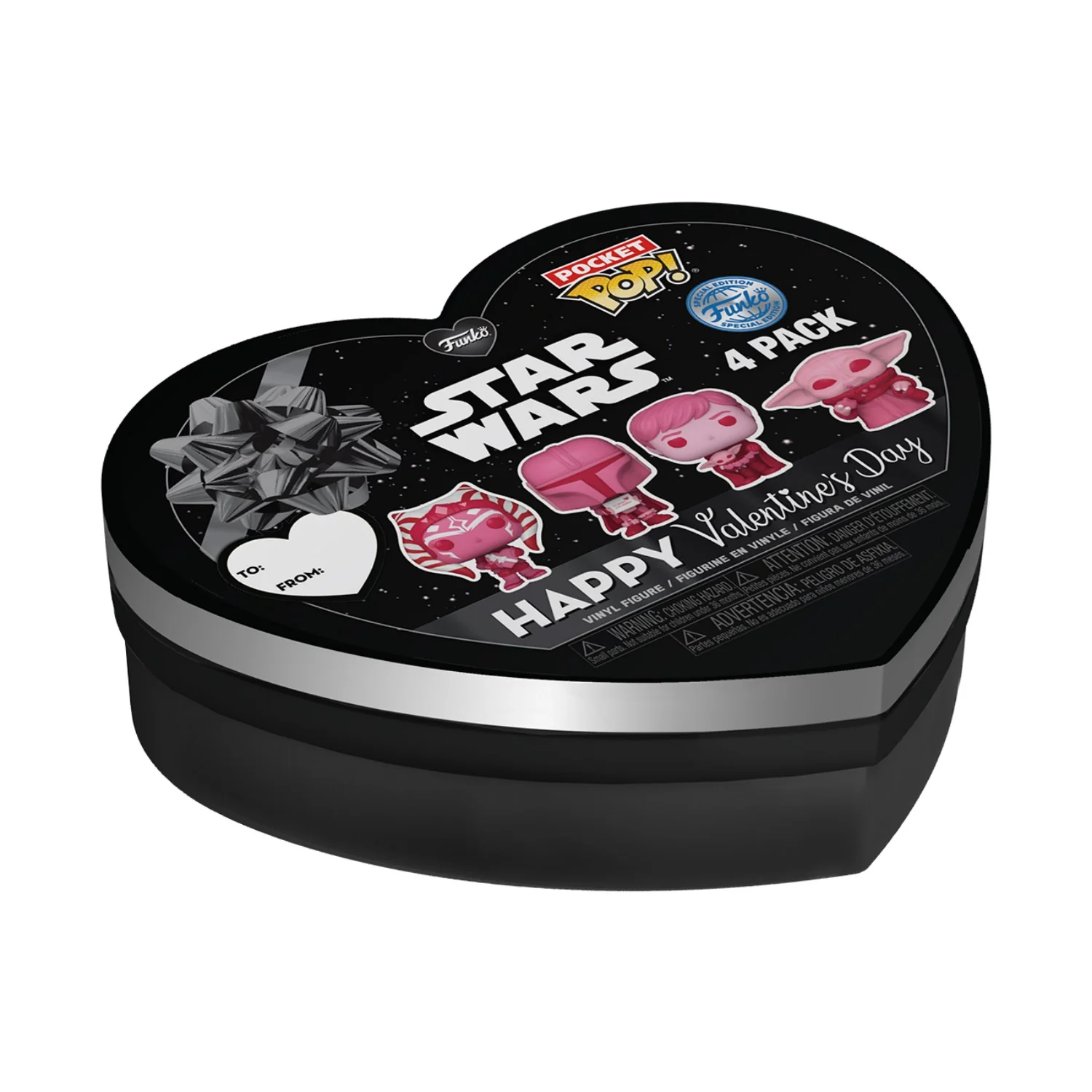 POP Pocket Pop Figür - Star Wars Valentine 4'lü Paket - Thumbnail