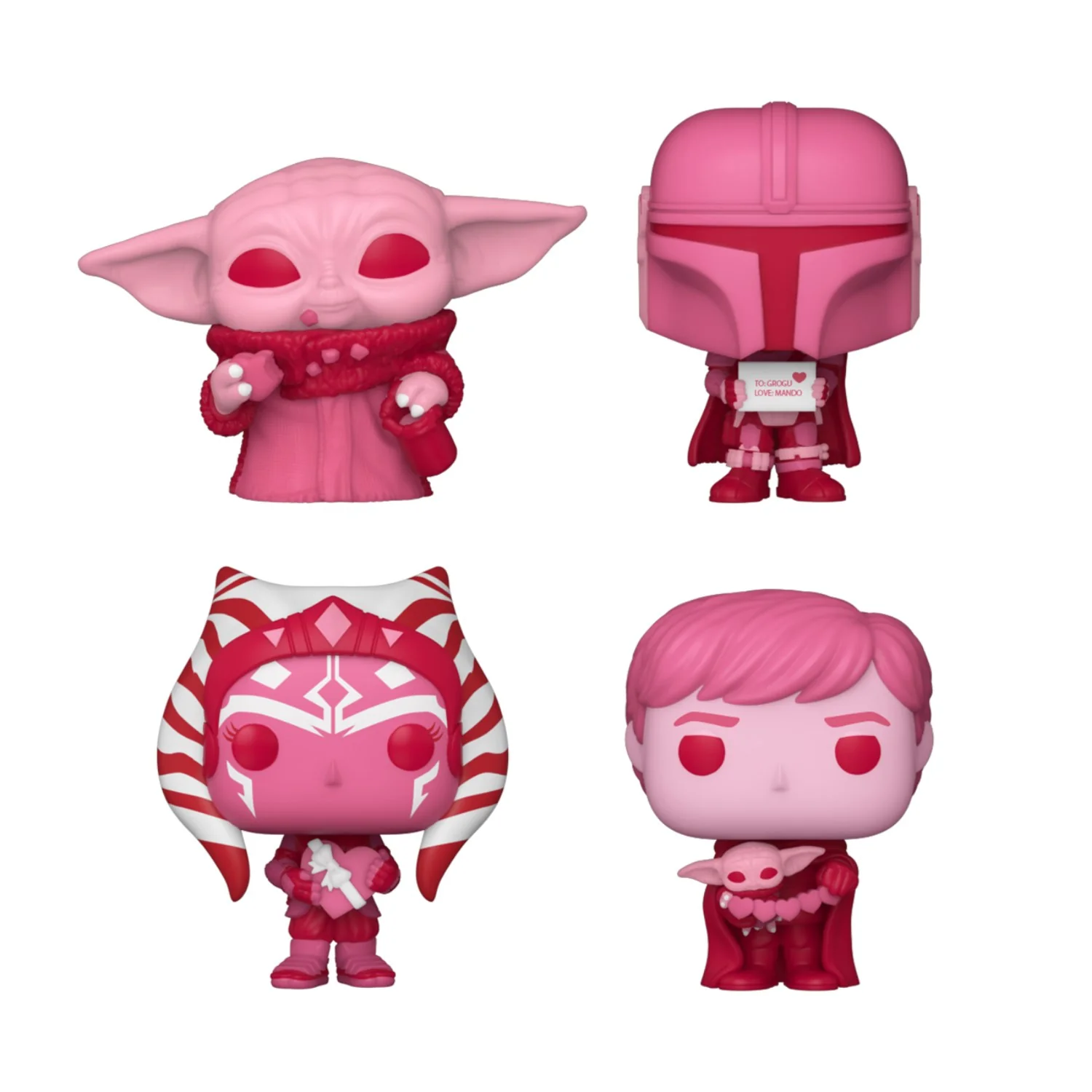 POP Pocket Pop Figür - Star Wars Valentine 4'lü Paket - Thumbnail