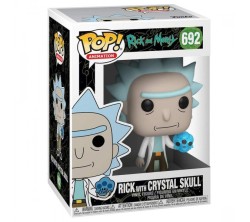 Funko POP Rick & Morty – Rick with Crystal Skull - Thumbnail