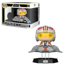 Funko - Pop Rides Deluxe: Disney Star Wars Luke Skywalker İn T 47 Airspeeder Special Edition