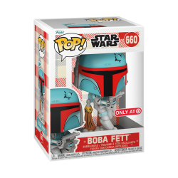 Pop Disney Star Wars Retro Reimagined - Boba Fett Special Edition No:660 Bobble-Head - Thumbnail