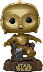 FUNKO POP STAR WARS RETURN OF THE JEDI 40TH C3PO IN CHAIR