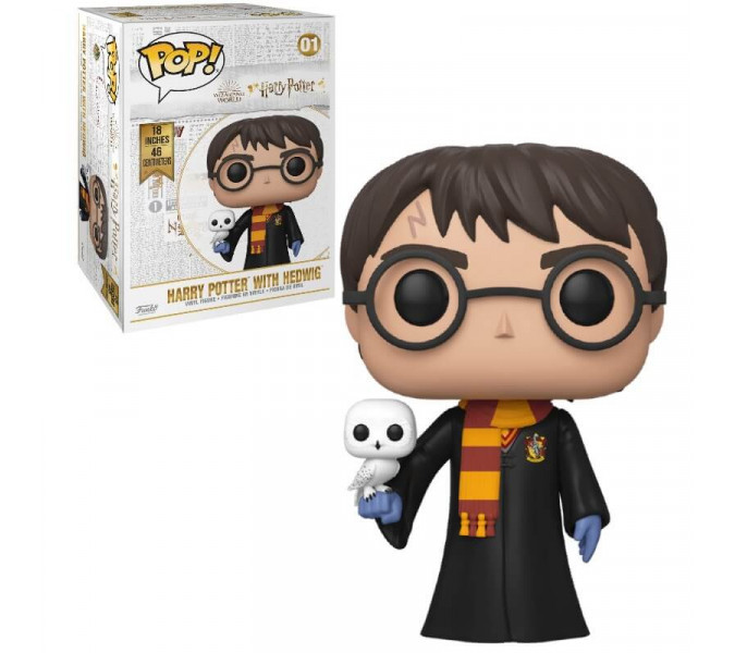 Funko Pop Super Size 18 Inch Harry Potter with Hedwig - 46 cm