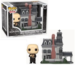Funko - Funko Pop Town Addams Familiy Classic Addams Home with Uncle Fester