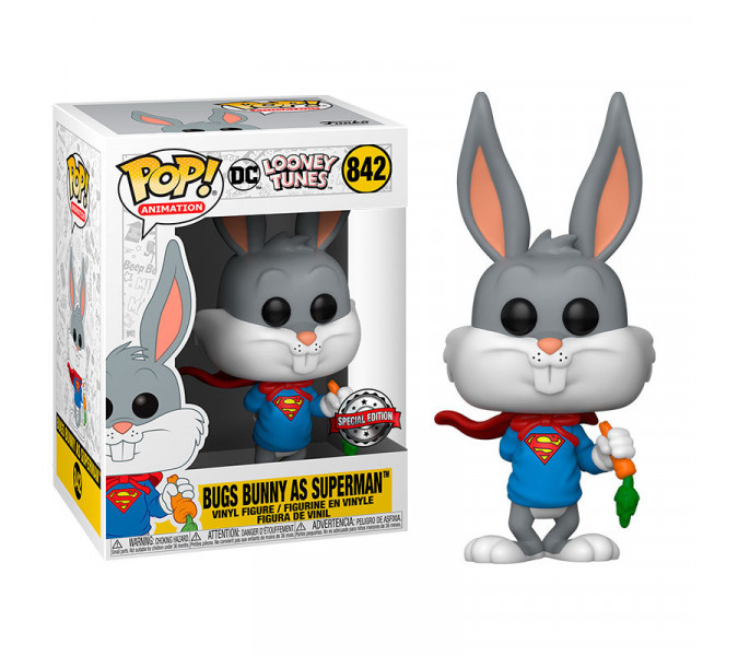 Funko Pop Warner Bros Looney Tunes 80th Anniversary Bugs Bunny as Superman