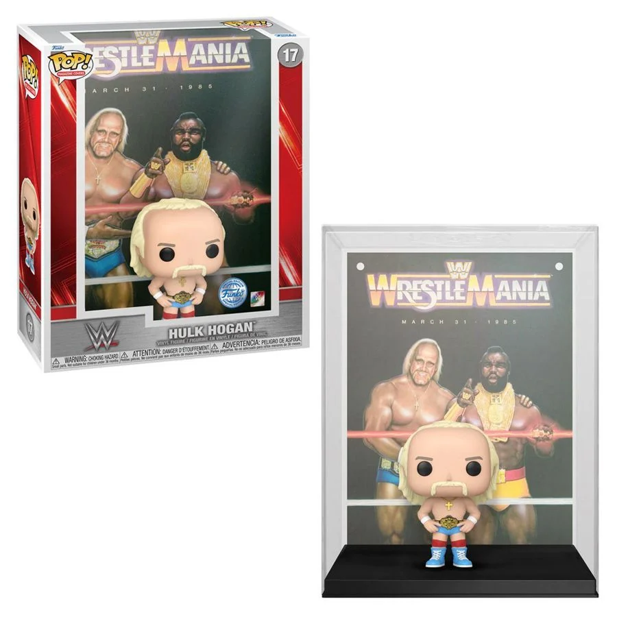 FUNKO POP FIGURE WWE COVERS HULK HOGAN SPECIAL EDITION