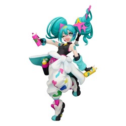Furyu - Furyu Hatsune Miku Trio Try It Miku Paint Girl 19 cm PVC Statue