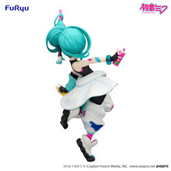 Furyu Hatsune Miku Trio Try It Miku Paint Girl 19 cm PVC Statue - Thumbnail