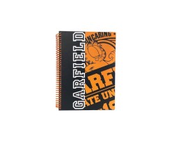 Mabbels - Garfıeld Unıversıty Spiralli Sert Kapak Kareli Defter