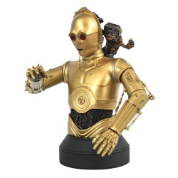 GENTLE GIANT STAR WARS C3PO AND BABU FRIK BUST - Thumbnail