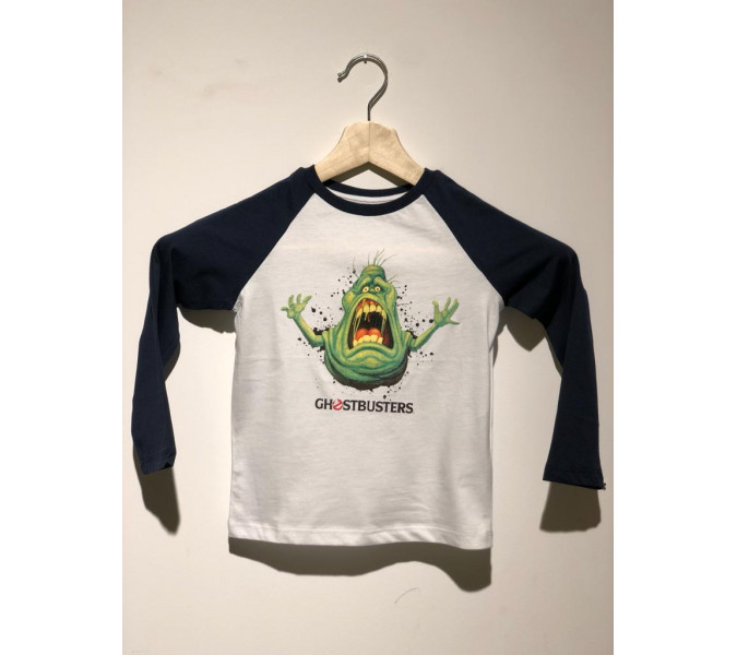 Ghostbusters Vinyl Baskılı Uzun Kollu Çocuk T-Shirt 9 Yaş
