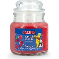 Haribo 3'lü Kokulu Mum Seti Winter Cherry Fluffy Clouds Vanilla Waffle and Cream - Thumbnail