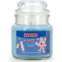 Haribo 3'lü Kokulu Mum Seti Winter Cherry Fluffy Clouds Vanilla Waffle and Cream - Thumbnail