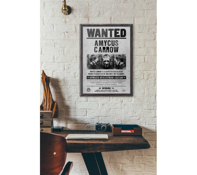 Harry Potter Amycus Carrow Wanted Poster