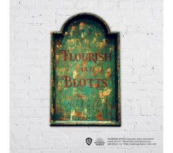 Harry Potter Flourish & Blotts Worn Out Tabela - Thumbnail