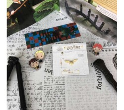 Harry Potter Golden Snitch Pin Rozet - Thumbnail