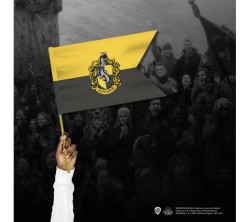 Harry Potter Hufflepuff Bayrak 12 x 25 cm - Thumbnail