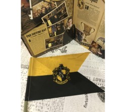 Harry Potter Hufflepuff Bayrak 12 x 25 cm - Thumbnail