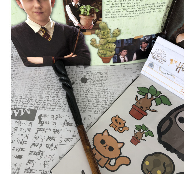 Harry Potter Ollivander's Neville Longbottom Wand - Sticker Set HEDİYELİ!
