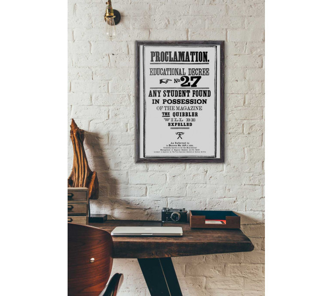 Harry Potter Proclamation №:27 Poster