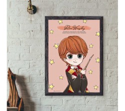 Harry Potter Ron Weasley Stylized Drawing Poster - Thumbnail