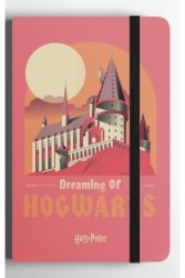 Mabbels - HARRY POTTER SERT KAPAK MINI DEFTER HOGWARTS PEMBE