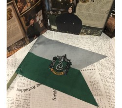 Harry Potter Slytherin Bayrak 12 x 25 cm - Thumbnail