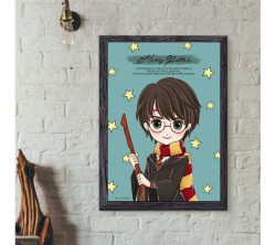 Harry Potter Stylized Drawing Poster - Thumbnail