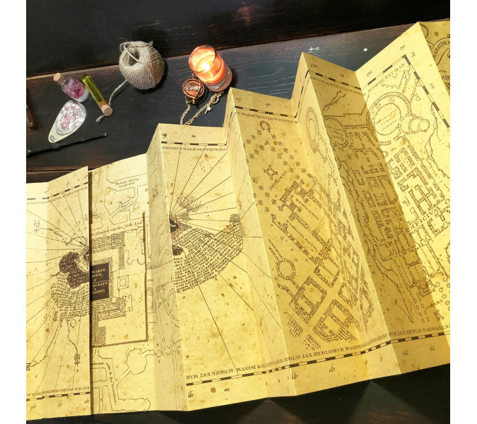 Harry Potter The Marauder's Map - Çapulcu Haritası