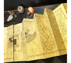 Harry Potter The Marauder's Map - Çapulcu Haritası - Thumbnail