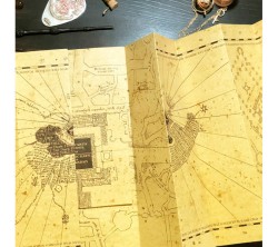 Harry Potter The Marauder's Map - Çapulcu Haritası - Thumbnail