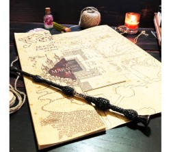 Harry Potter The Marauder's Map - Çapulcu Haritası - Thumbnail