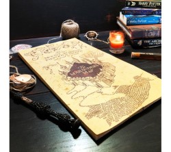 Harry Potter The Marauder's Map - Çapulcu Haritası - Thumbnail